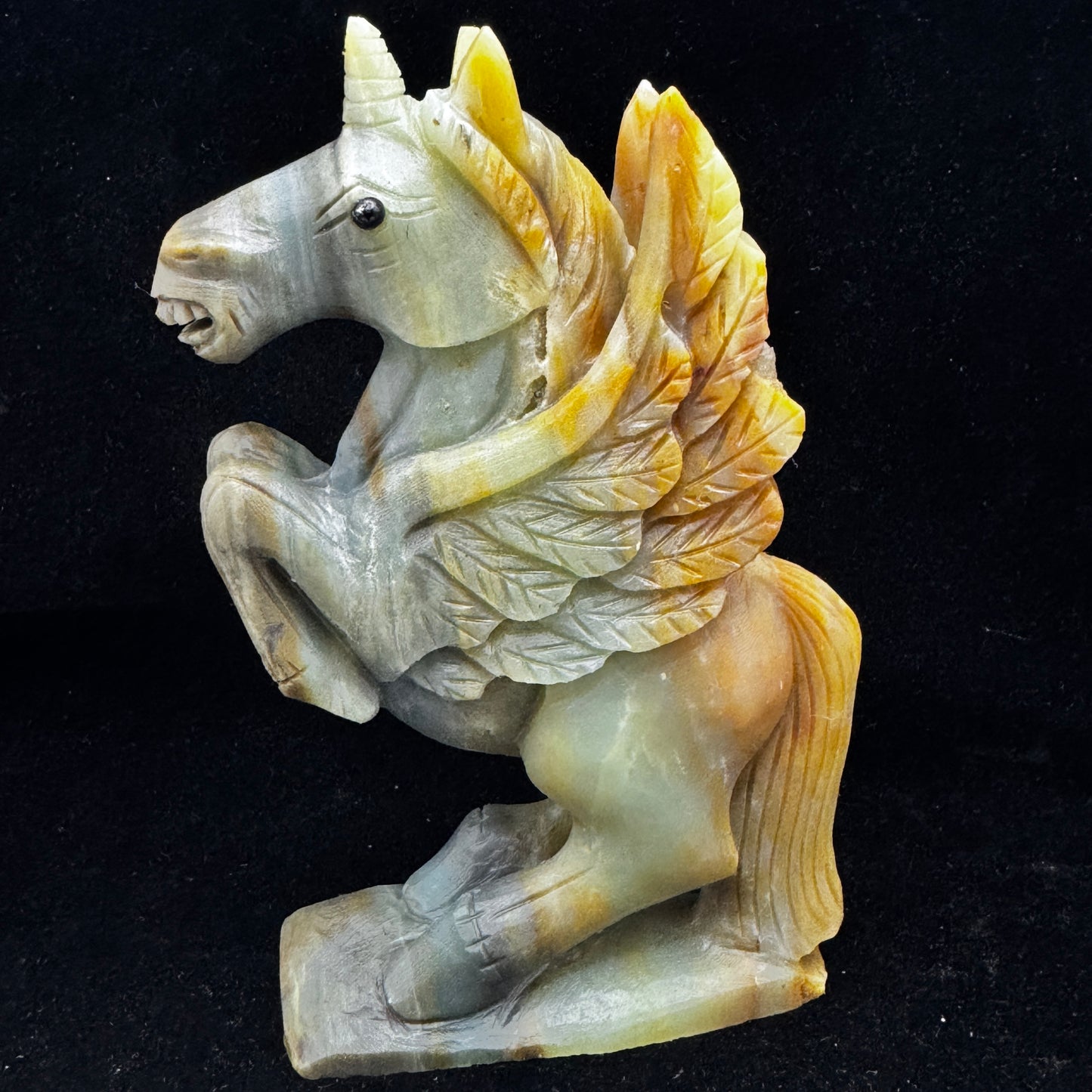 Mystic Amazonite Pegasus - Crown Chakra Flyer for Freedom Manifestation