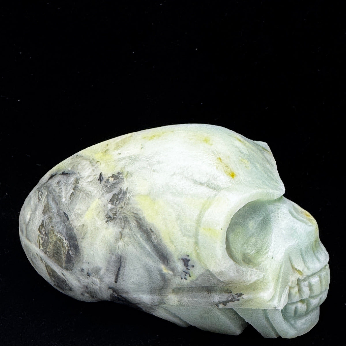 Amazonite Crystal Skull Sculpture - Third Eye Chakra Activator for Intuition Boost