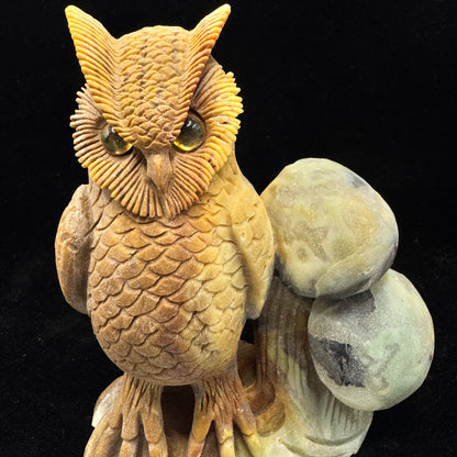 The sculpture placed on a desk or study to promote focus and mental clarity during work.