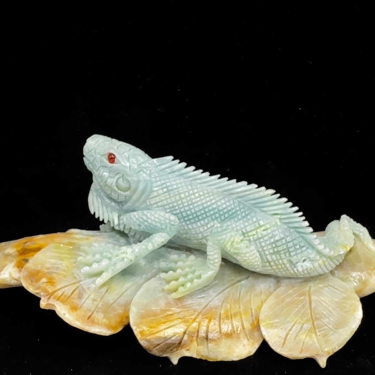 Healing Crystal Gecko Art - Adaptability Power, Feng Shui Wealth Guardian