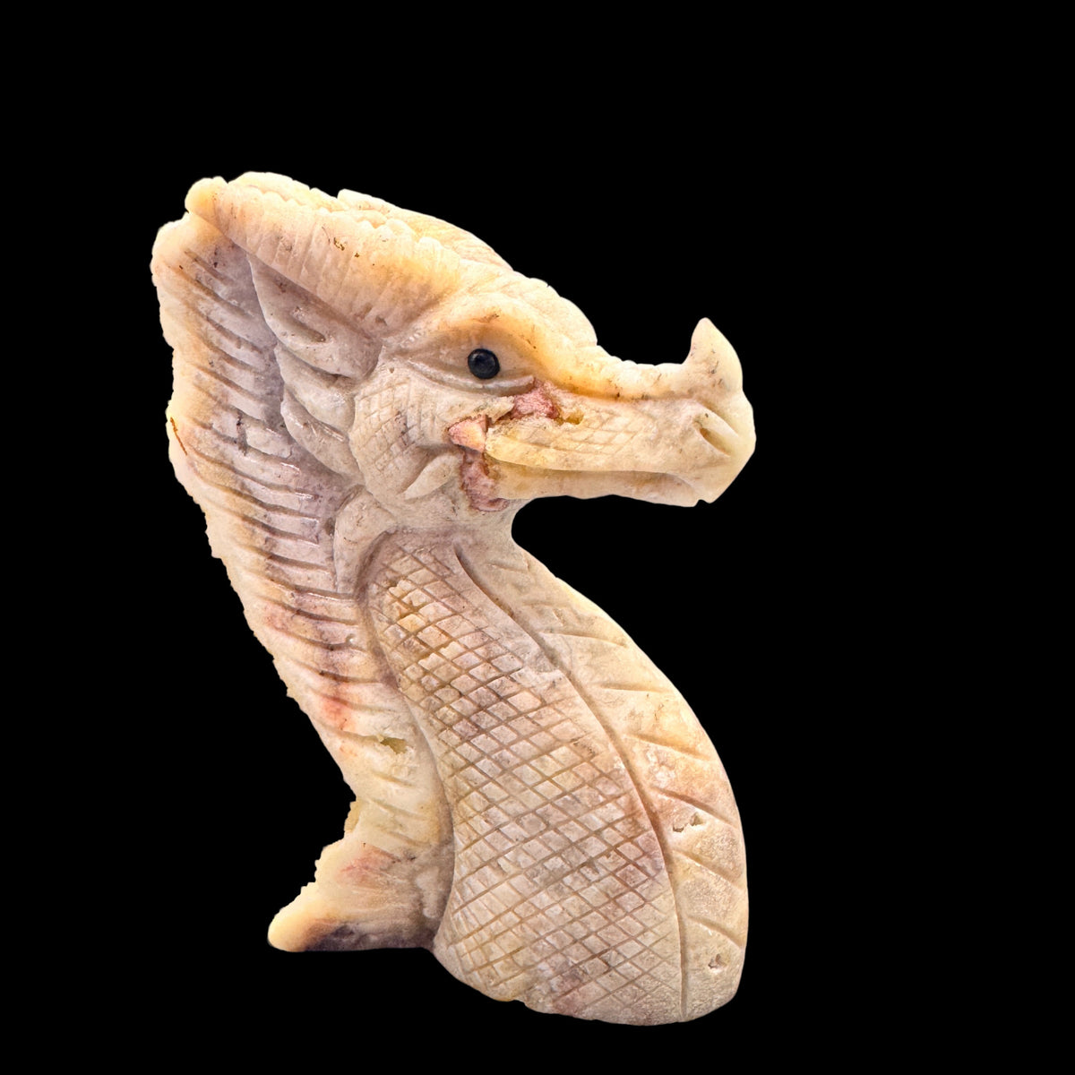 The translucent sculpture used in light energy work for connecting with angelic guidance.