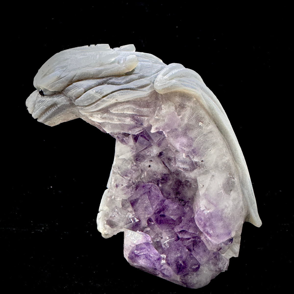 A serene image of the dragon, promoting its use for calming the mind and reducing stress.