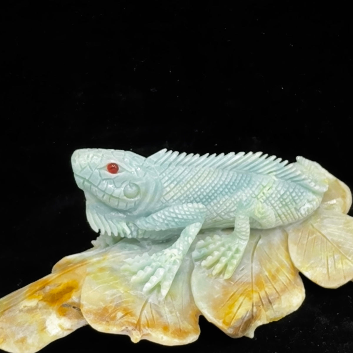 Healing Crystal Gecko Art - Adaptability Power, Feng Shui Wealth Guardian