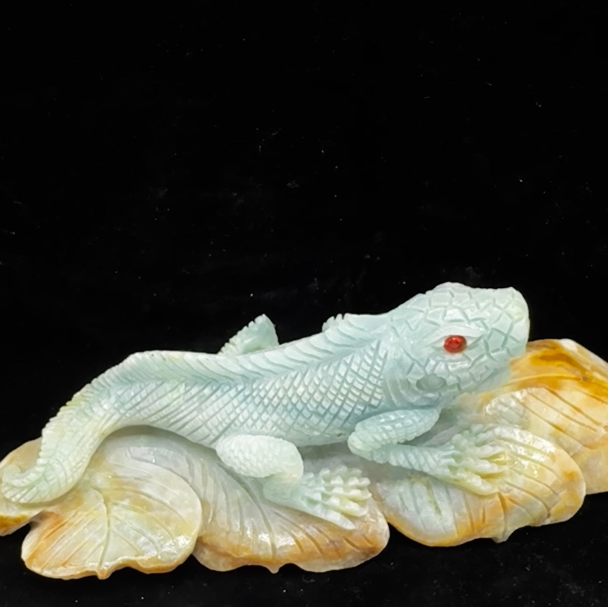Healing Crystal Gecko Art - Adaptability Power, Feng Shui Wealth Guardian
