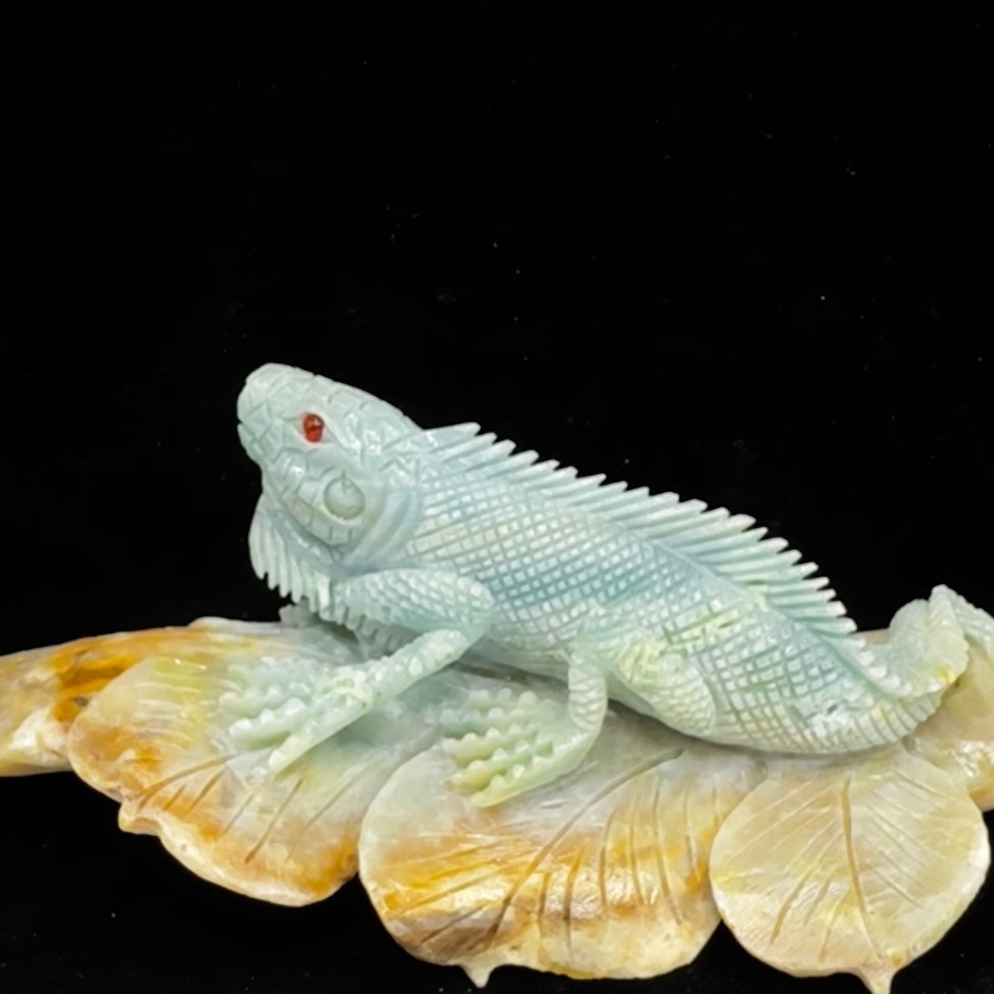 Healing Crystal Gecko Art - Adaptability Power, Feng Shui Wealth Guardian