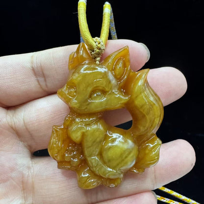 Fox-Spirit-Guide-Necklace-Worn-with-Bohemian-Outfit