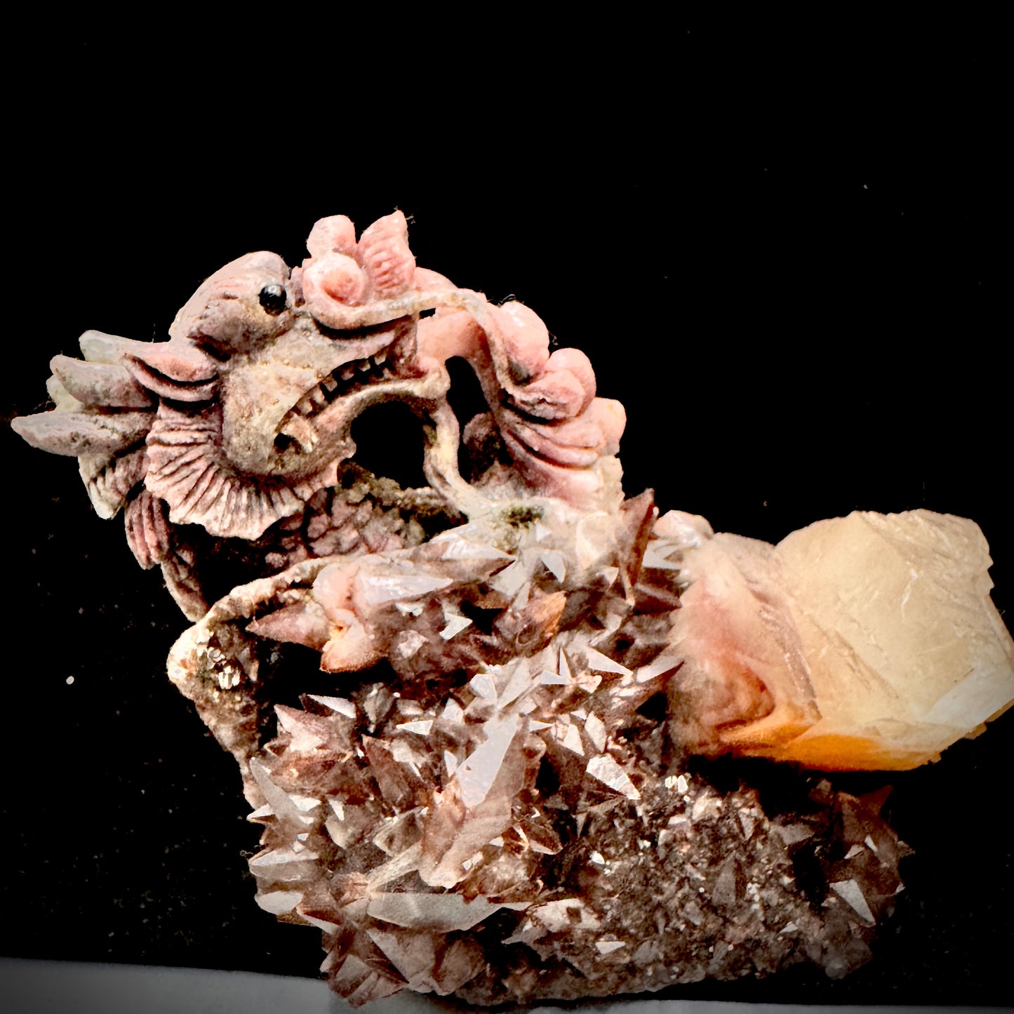 Showcasing the piece as a rare collectible for mineral and crystal enthusiasts.