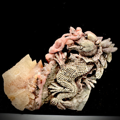 The sculpture positioned to enhance Feng Shui energy flow in a modern interior.